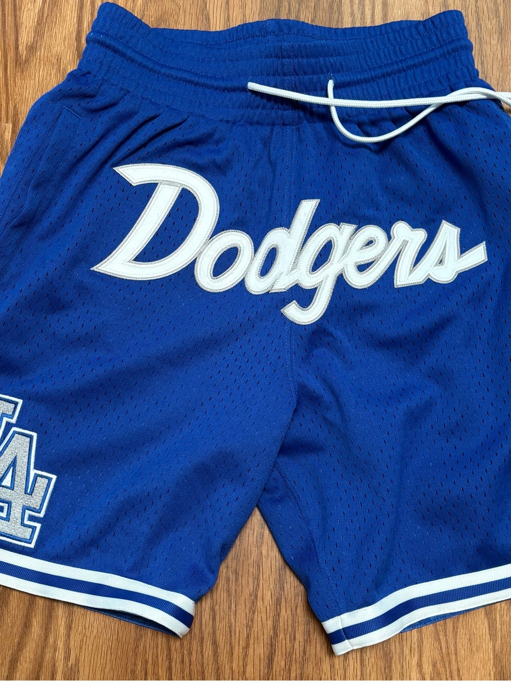 Just Don x Mitchell & Ness Dodgers Mesh Athletic Shorts size Small Brand new